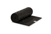 The GECKO TOUCH – Nightfall yoga towel features a simple yet elegant symmetrical circular pattern made of tactile silicone, offering a unique wet/dry grip. It comes with a sleek black graphite base with contrasting colored stitching and is made using an eco-friendly, dye-free process.